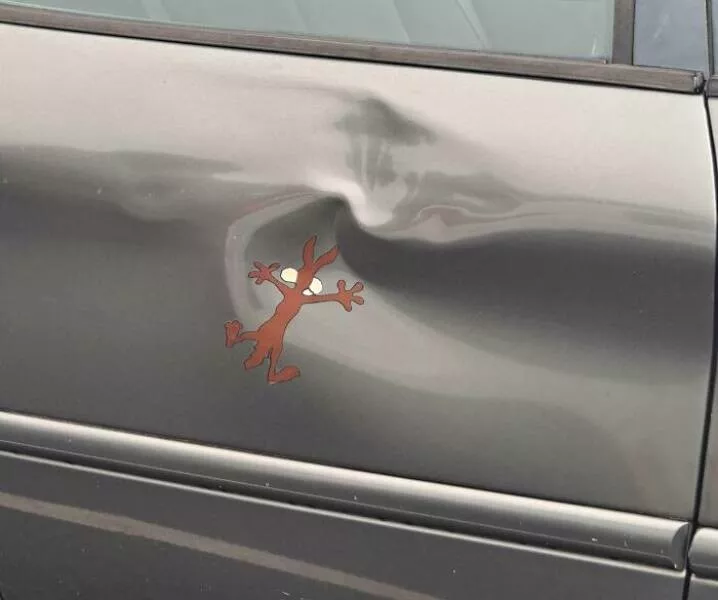 Funny bumper stickers stole the show