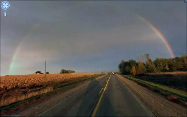 The best moments captured by google street view - #1 