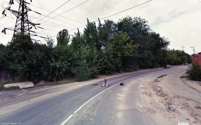 The best moments captured by google street view