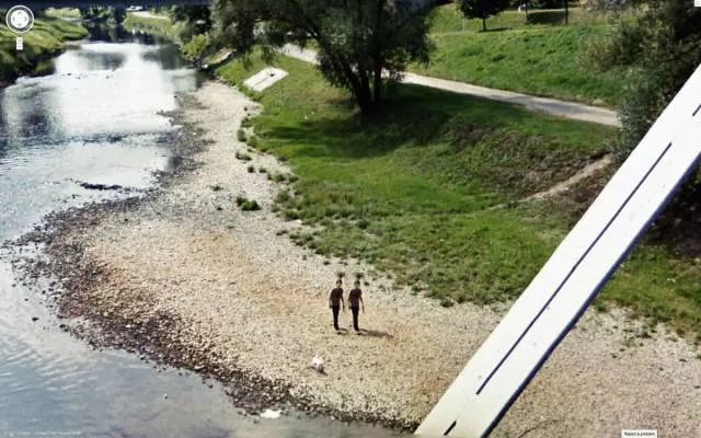 The best moments captured by google street view - #6 