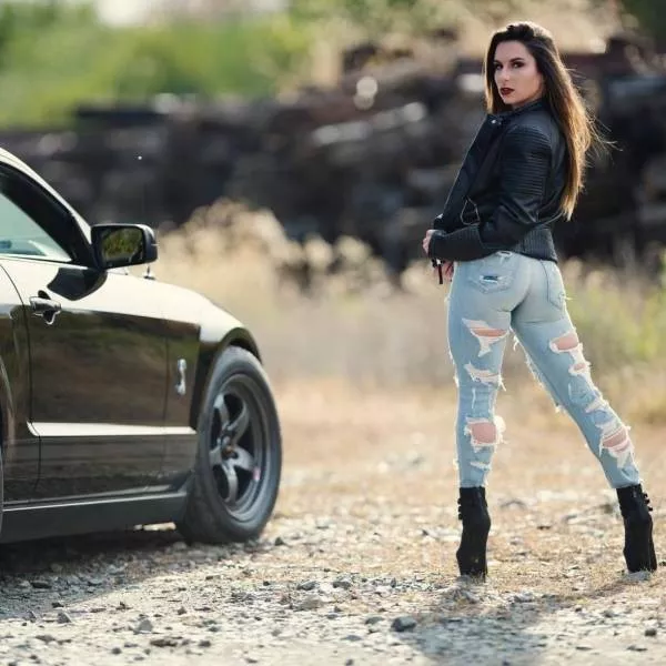 Seductive charm in tight denim - #12  Seductive charm in tight denim - #12