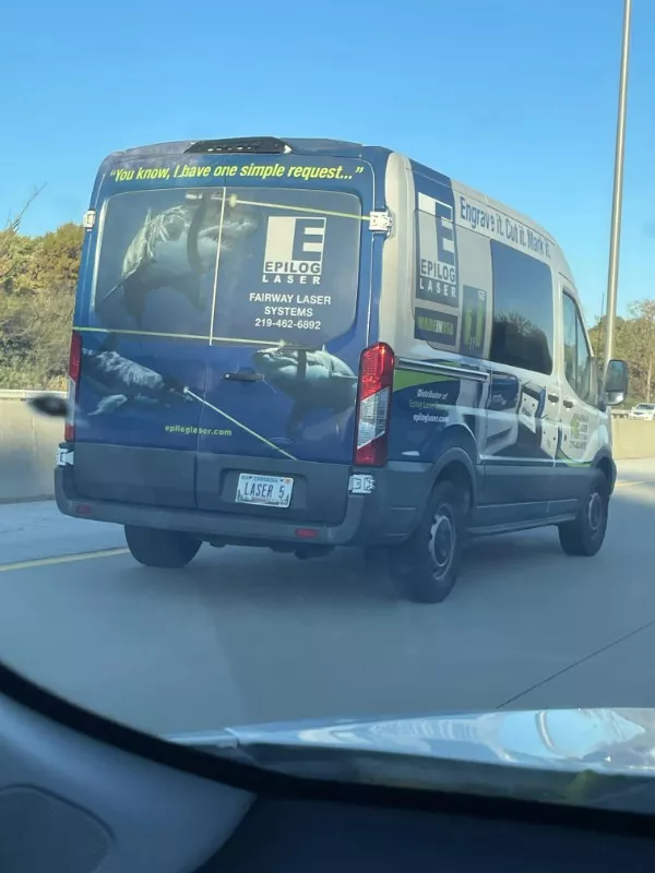 Mildly interesting moments caught in pics - #20 This truck has sharks with lasers on its head Mildly interesting moments caught in pics - #20 This truck has sharks with lasers on its head