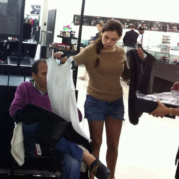 Le shopping vu par les couples maries