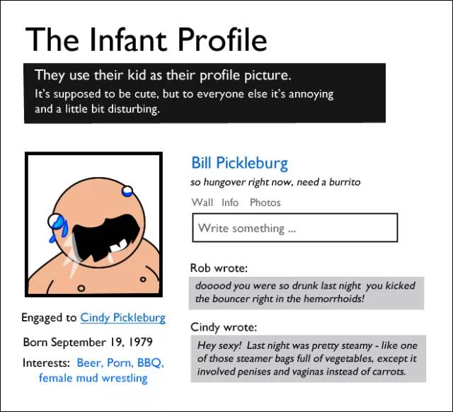 The most typical facebook profiles - #4 