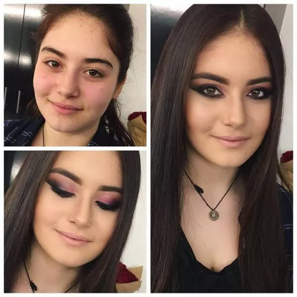 With and without makeup - #15 