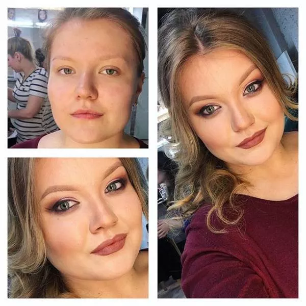 With and without makeup - #8 
