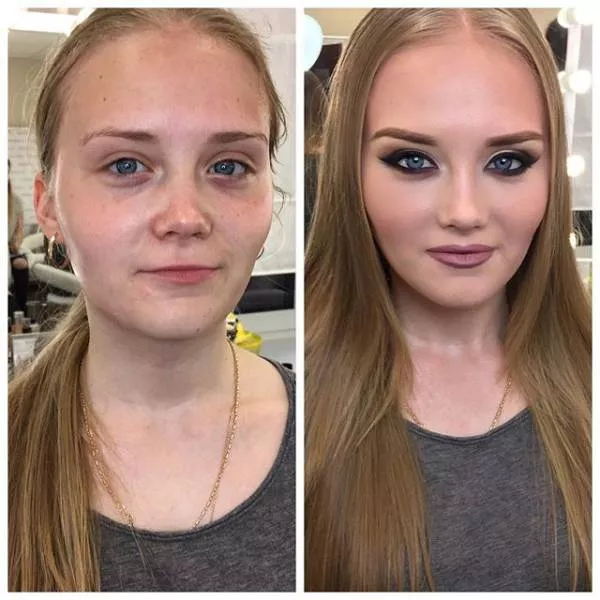 With and without makeup - #9 