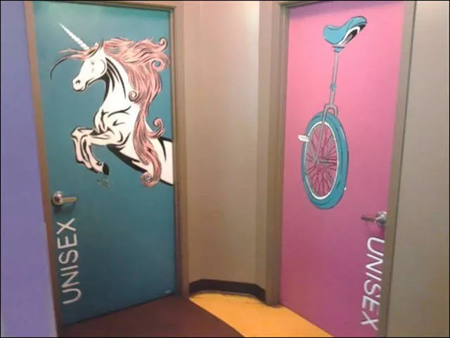 Creative and original restroom signs - #16 