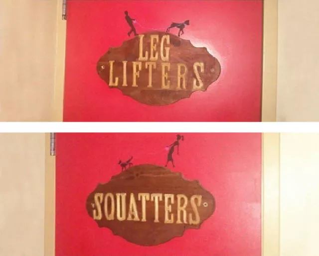 Creative and original restroom signs - #39 