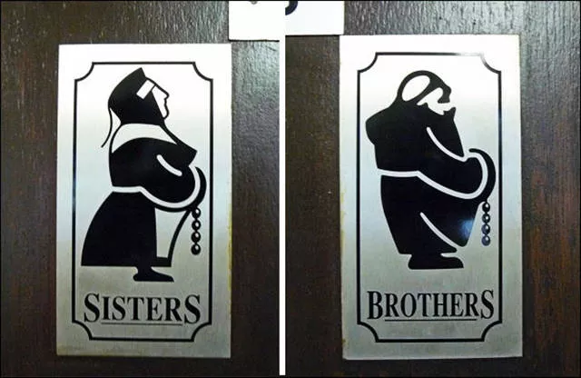 Creative and original restroom signs - #9 