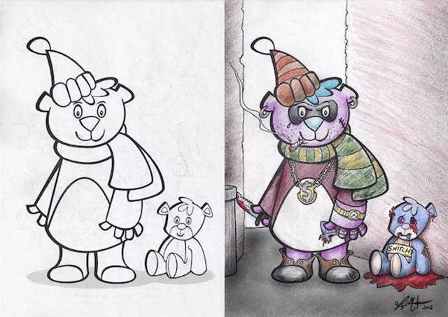 Brilliant examples of coloring - #1 