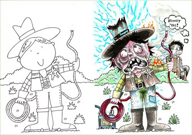 Brilliant examples of coloring - #15 