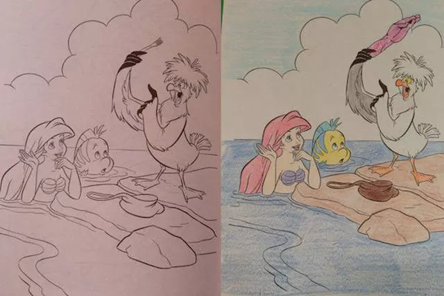 Brilliant examples of coloring - #16 