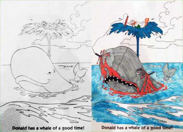Brilliant examples of coloring - #19 