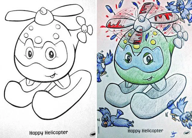 Brilliant examples of coloring - #21 