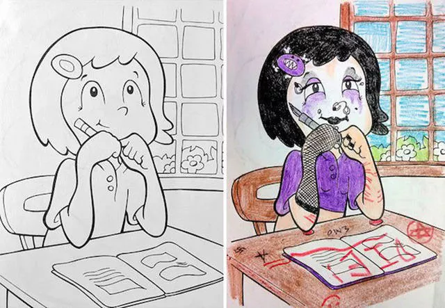 Brilliant examples of coloring - #22 