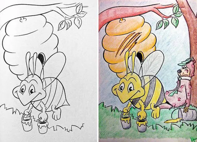 Brilliant examples of coloring - #23 