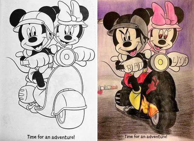 Brilliant examples of coloring - #24 