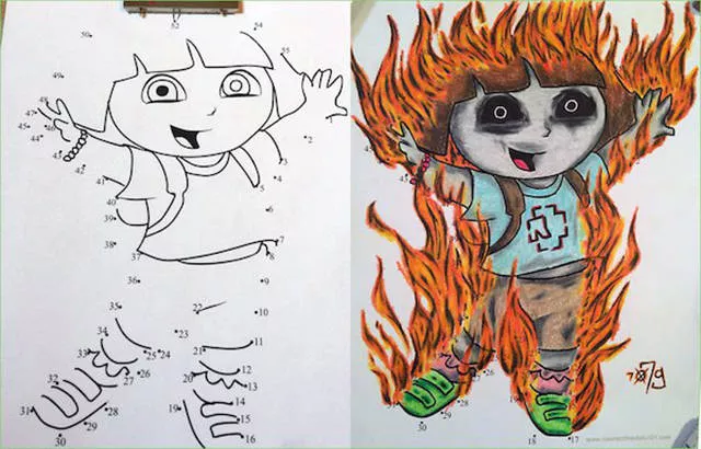 Brilliant examples of coloring - #7 