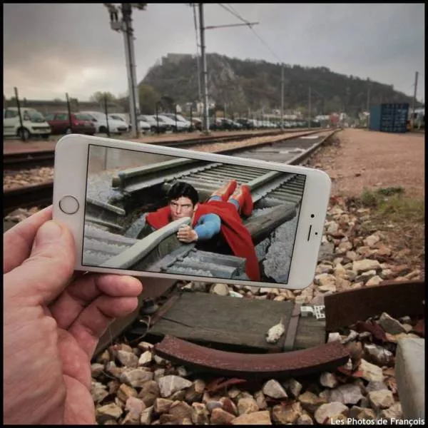 Iphone photos are perfectly placed