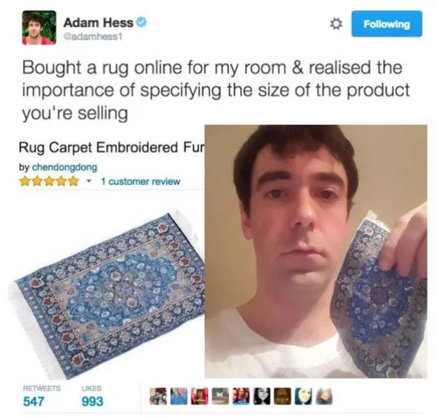 Pay attention to your online purchases - #18 
