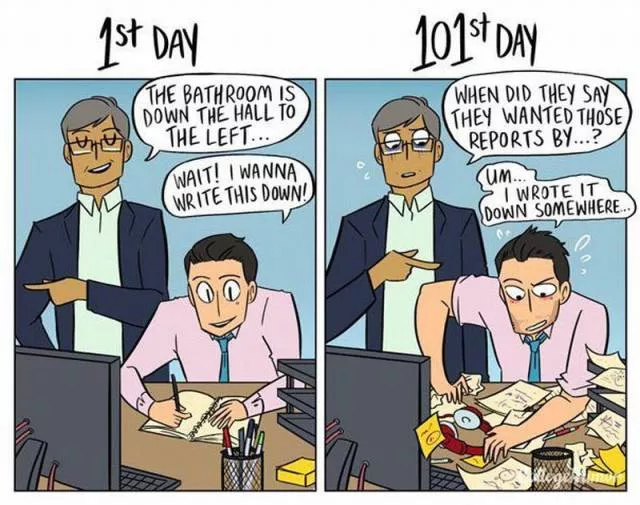 1st day of work vs 101st day - #4 