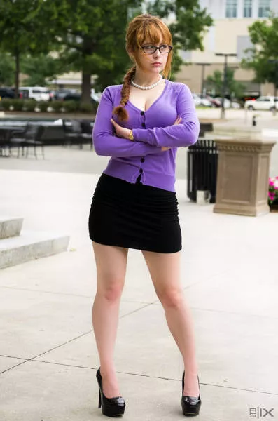 Office ladies in mini dresses - #1 