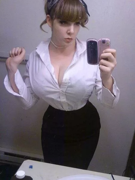 Office ladies in mini dresses - #13 